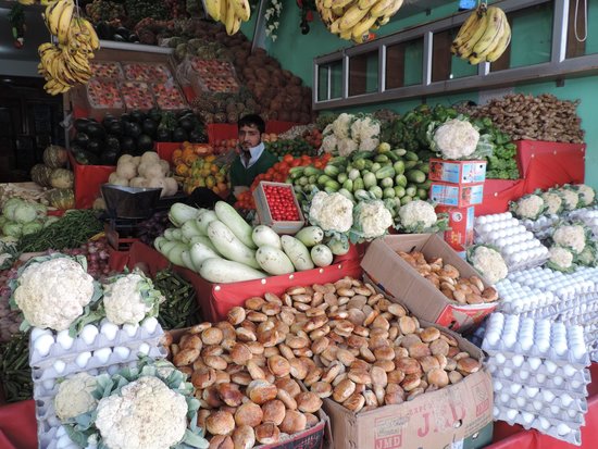 Library Road Vegetable Market - Leh Ladakh